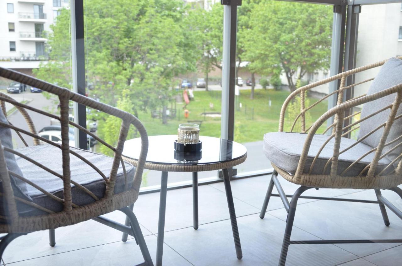 Green Estate Old Town Apartment, Private Parking, Balcony Danzig Exterior foto